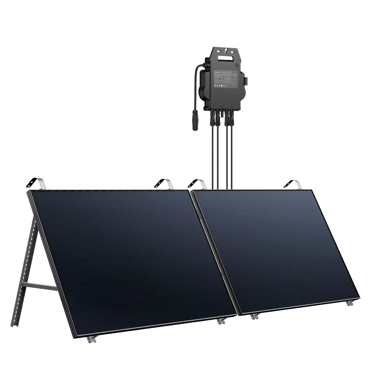 Anker SOLIX RS40P balcony solar system with two panels and microinverter